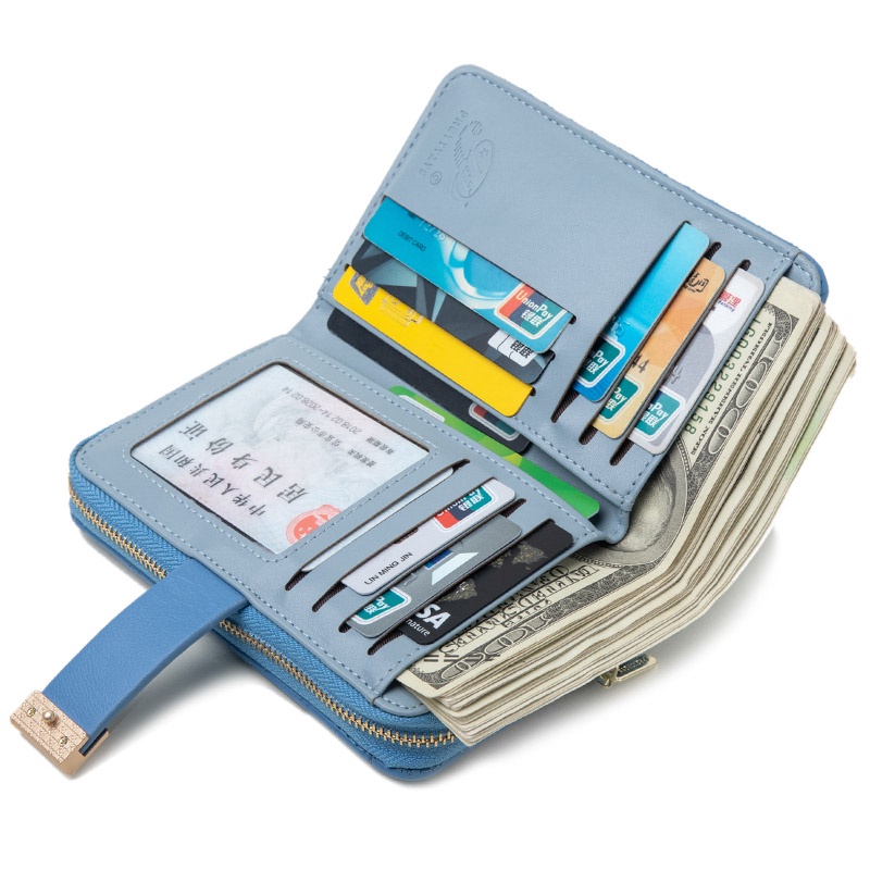 Ví Da Pu Thiết Kế Đơn Giản Thời Trang Cho Nữ