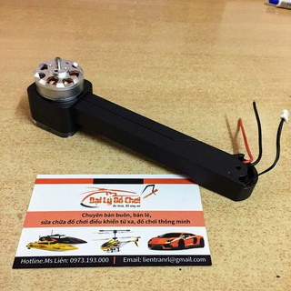 Cụm cánh tay phải đằng trước camera chính hãng MJX gồm động cơ không chổi than ESC Bugs4w