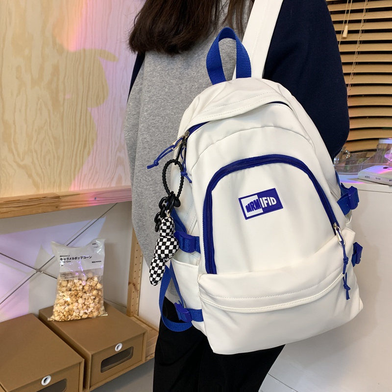 Balo đi học Prettyzys sức chứa lớn đựng laptop cỡ 14inch phong cách Hàn Quốc cho nữ sinh