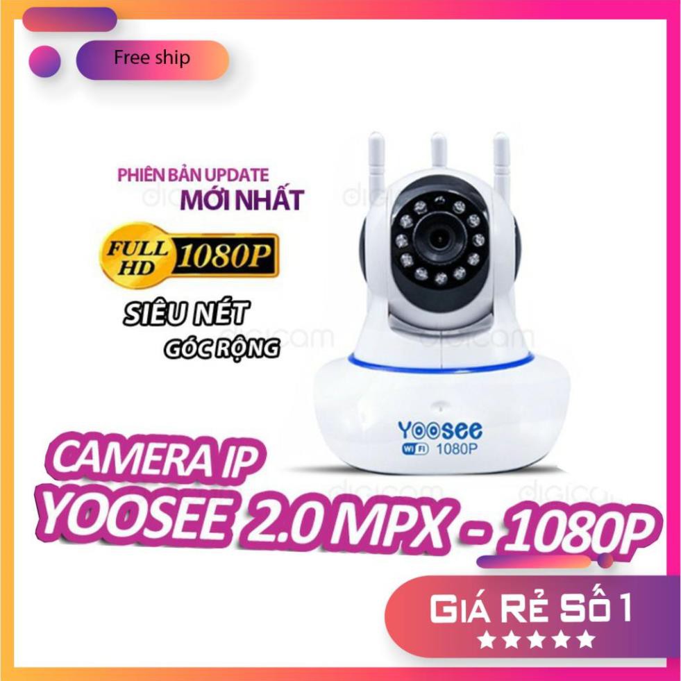 Camera IP YooSee 2.0mpx 1080P | Góc quay 360 độ | Cảm biến hồng ngoại | BigBuy360 - bigbuy360.vn