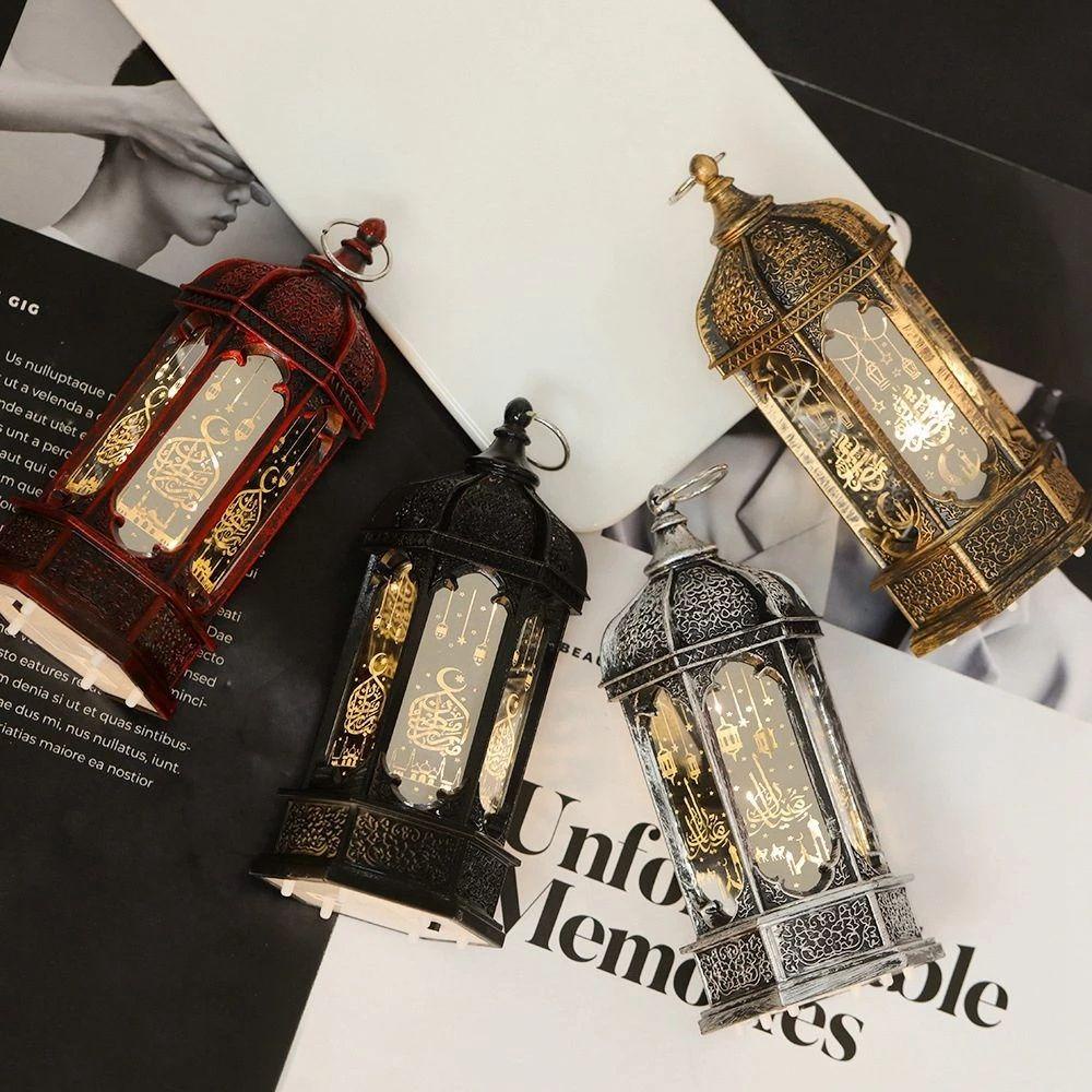 YIYU 1 Đèn LED Hình Cây Nến Phong Cách Ramadan Cổ Điển Lãng Mạn Dùng Trang Trí Nhà Cửa