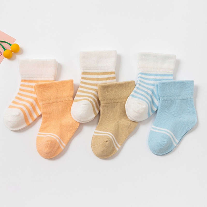 Set 4 Đôi Găng Tay Cotton Mềm Mại Chống Trầy Xước Màu Cam / Xanh Dương / Kaki