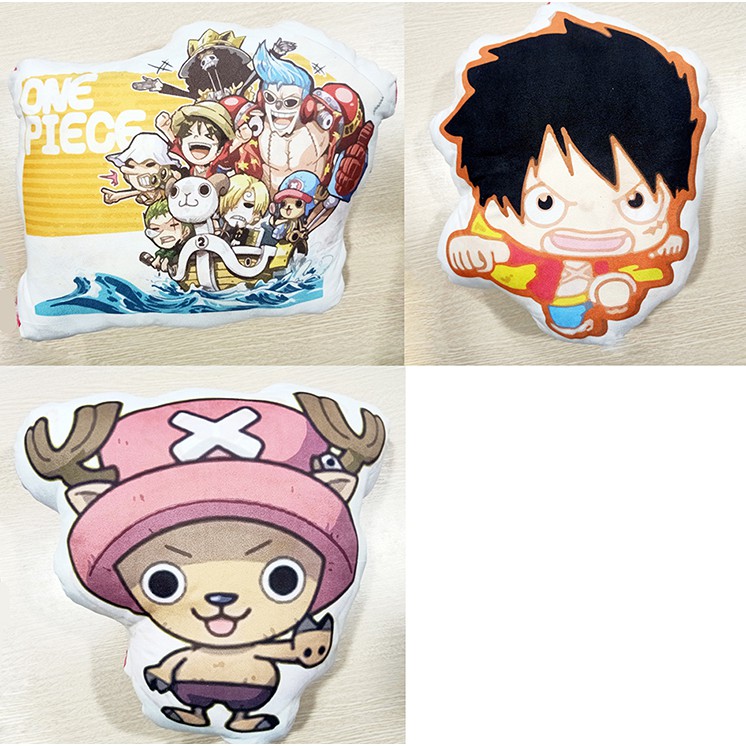 Gấu bông chopper dạng gối 40cm GB4I29 gấu bông one piece cute gấu bông dễ thương