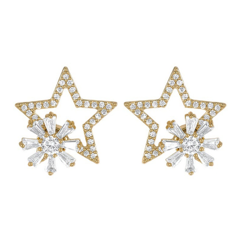 Bông Tai Bạc Không Gây Dị Ứng Thời Trang Cho Nữ