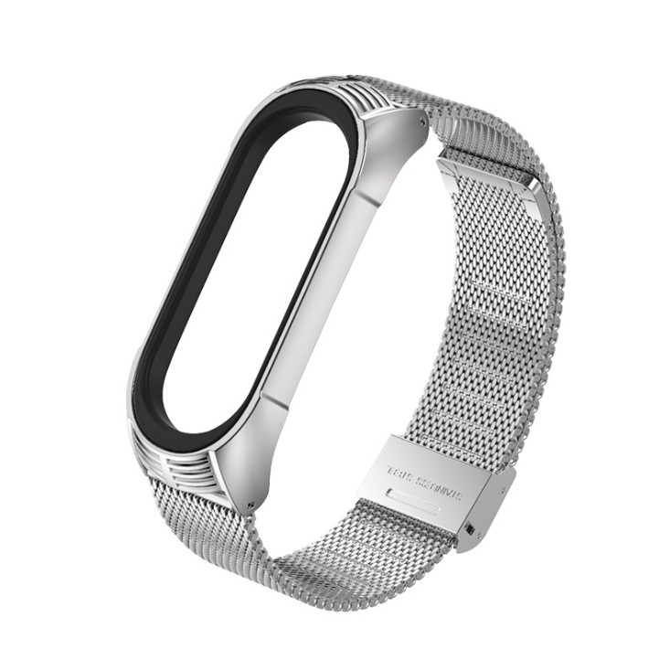 Dây đeo thay thế cho Xiaomi Miband 3 và 4 kiểu Transformer chất liệu kim loại MB06