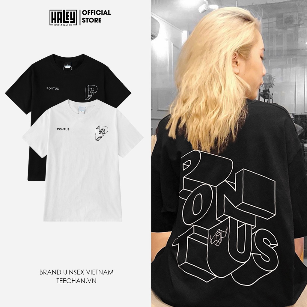 Áo Thun Unisex Form Rộng Nam Nữ phong cách Hàn Quốc Basic cao cấp siêu thoáng mát TN402 - TN401 Haley