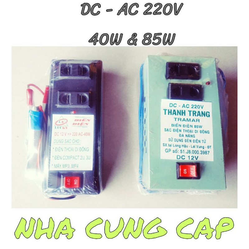 BIẾN ĐIỆN 12V RA 220V