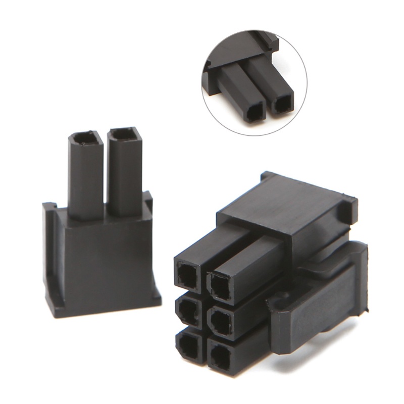 Set 30 Đầu Nối Nguồn Điện 4.2mm 6 + 2 Pin Bằng Nhựa Cho Thẻ Đồ Họa PC