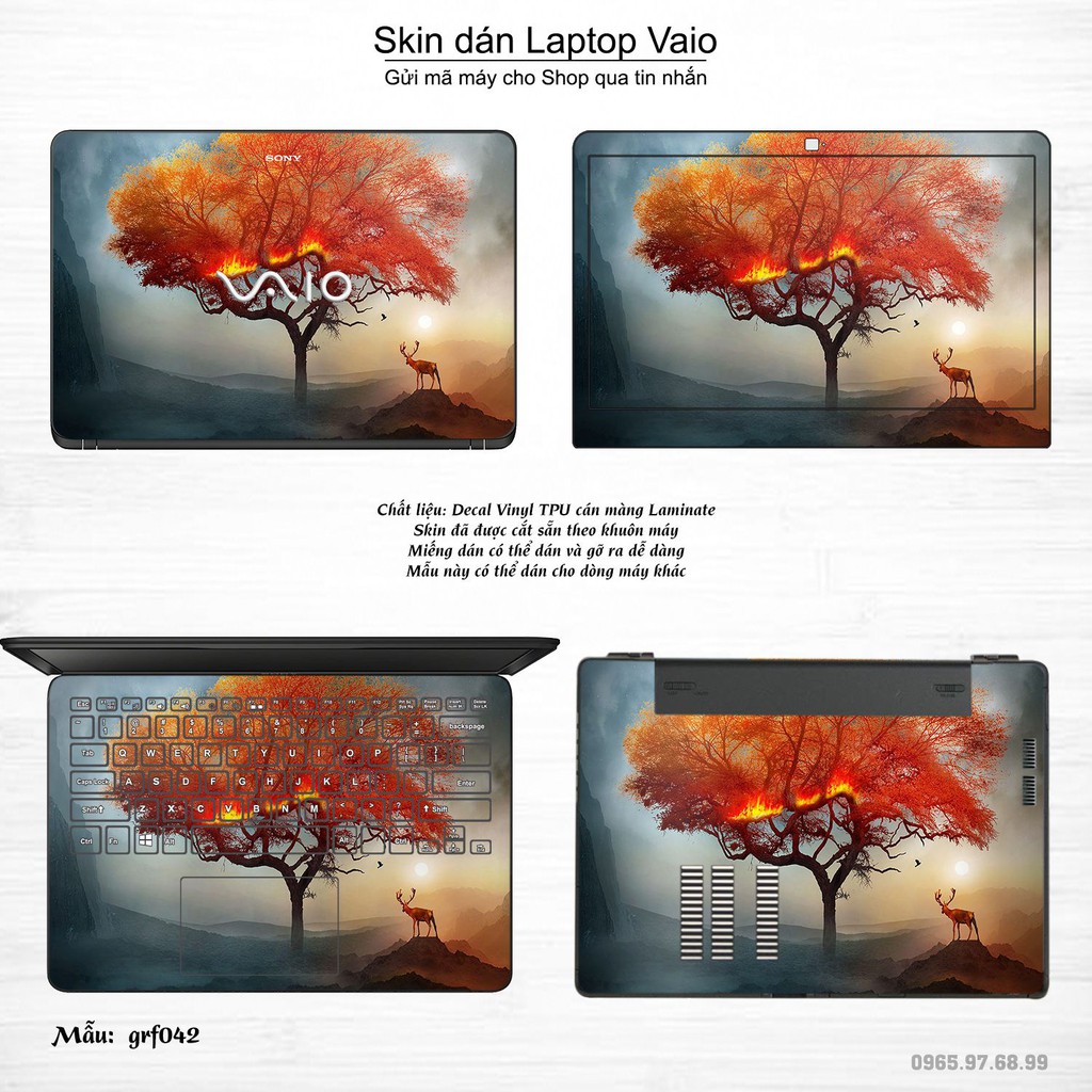 Skin dán Laptop Sony Vaio in hình nghệ thuật graffiti (inbox mã máy cho Shop)