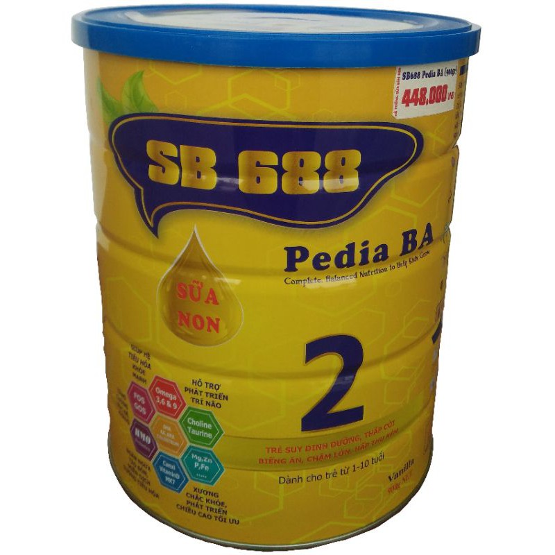 Sữa bột SB 688 PEDIA BA 900G