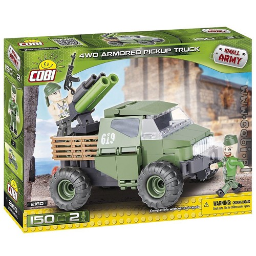 Bộ Xếp Hình Xe Tải Bọc Thép 4WD COBI - 2160 Not Lego