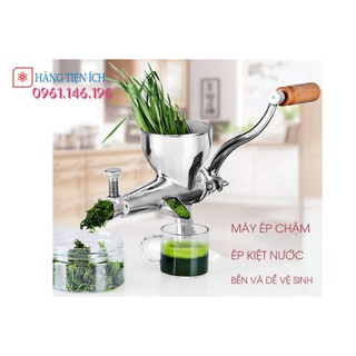 Máy ép cỏ lúa mì bằng tay inox (thép không gỉ 304)