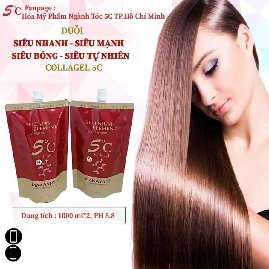 Uốn Ép Thơm Colagen 5C CẢ CẶP 1000MLX2