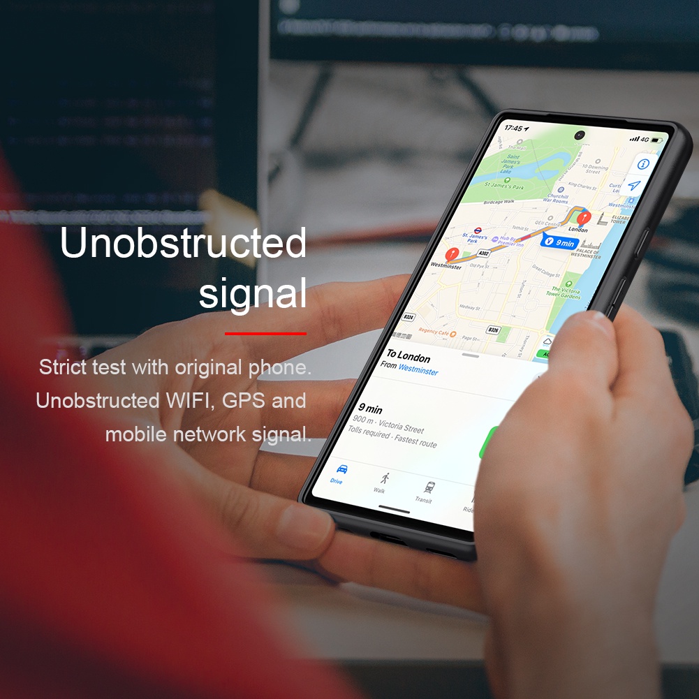 Ốp điện thoại Nillkin bằng sợi nylon nhẹ chống trượt/ chống sốc cho Google Pixel 6A