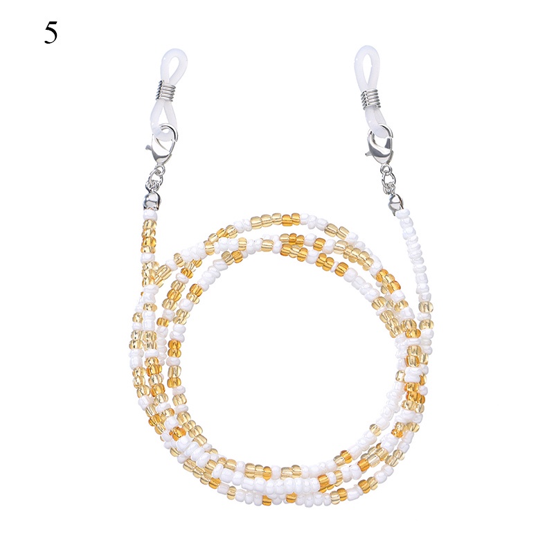 Dây đeo giữ mắt kính đính hạt nhiều màu sắc phong cách boho
