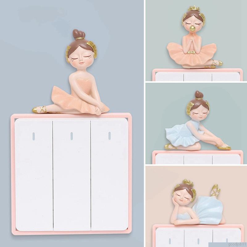 Miếng dán công tắc đèn vẽ tay trang trí xinh xắn