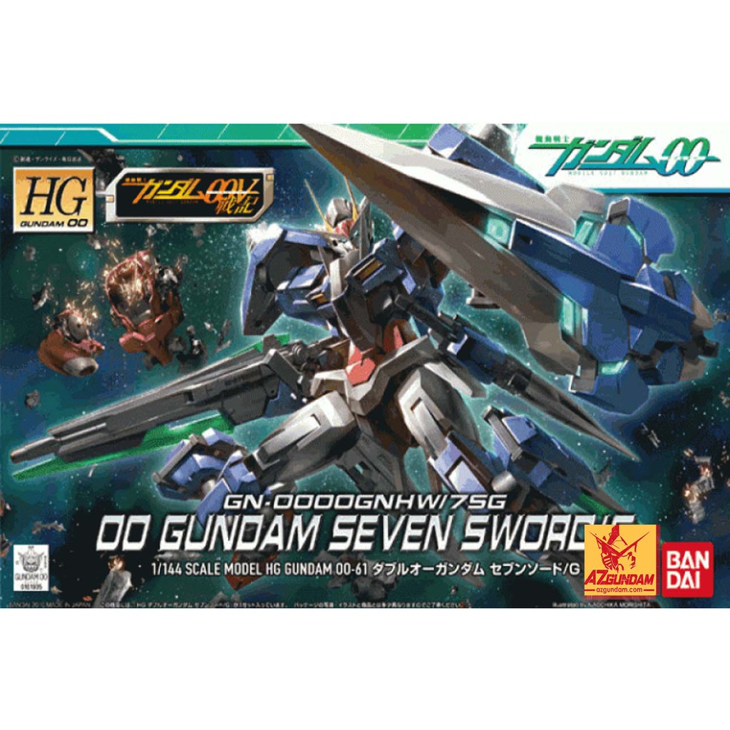 Mô Hình Gundam HG Seven Sword Series HG 00 Gundam Tỉ Lệ 1/144