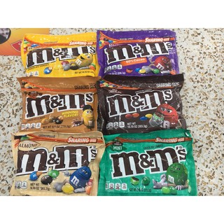 Socola M&M túi zip các loại của Mỹ (286.3g - 303g) date 2022