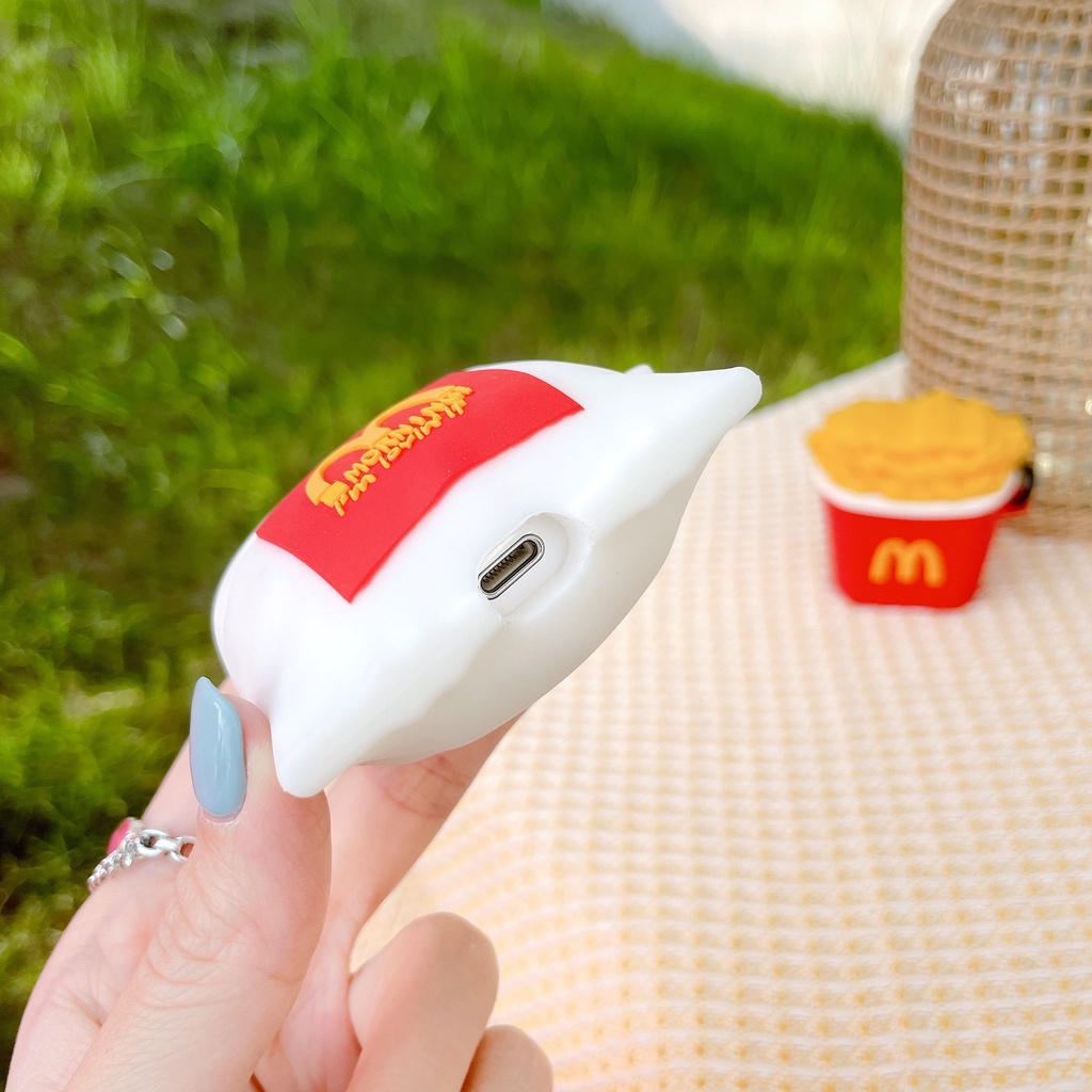 Vỏ Bảo Vệ Hộp Sạc Tai Nghe Airpods 3 Pro AirPods3 Họa Tiết Khoai Tây Chiên/Bánh Quy Phong Cách Mới 2021 Ốp