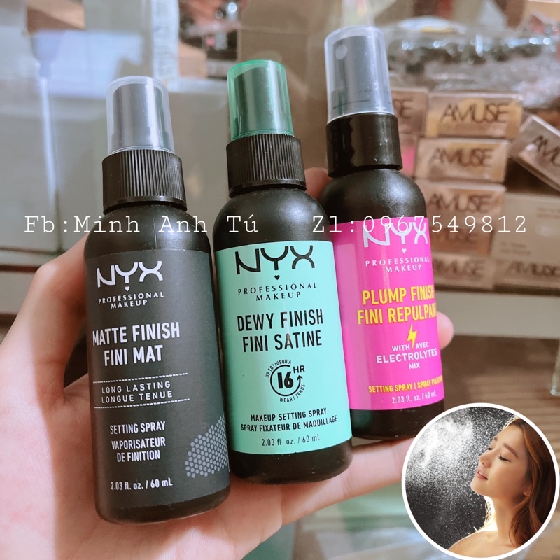 Xịt khóa nền NYX chuẩn USA [Chính Hãng]