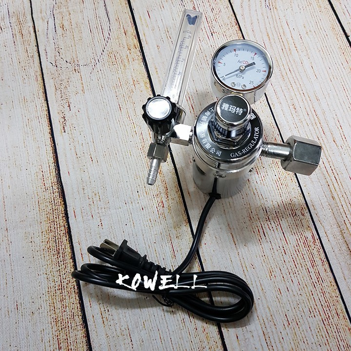Đồng hồ khí CO2 36v  110V  220V  Sjsan
