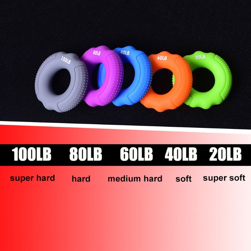 Dụng Cụ Luyện Tập Cơ Ngón Tay Bằng Silicone Tiện Dụng
