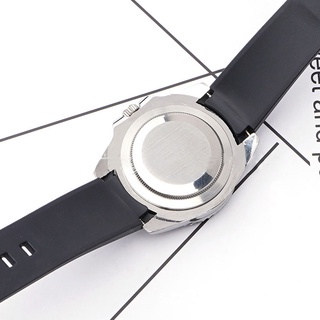 Dây đồng hồ cao su đầu ôm size 20mm dành cho đồng hồ Rolex Mingshi cao cấp + TẶNG CHỐT DÂY