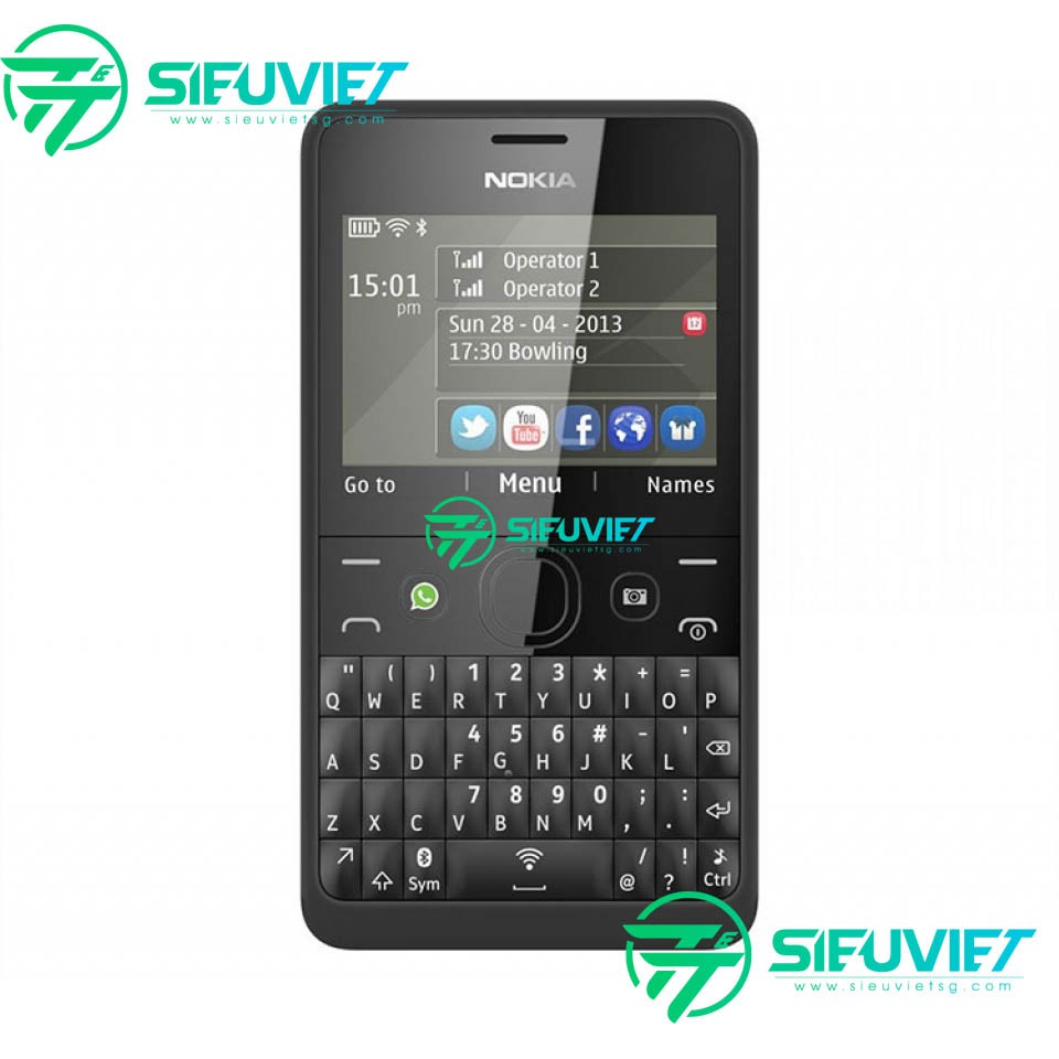 ĐIỆN THOẠI NOKIA ASHA 210 2 SIM 2 SÓNG CHÍNH HÃNG