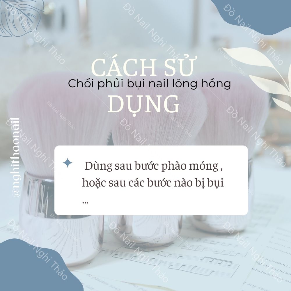 Chổi phủi bụi nail lông hồng