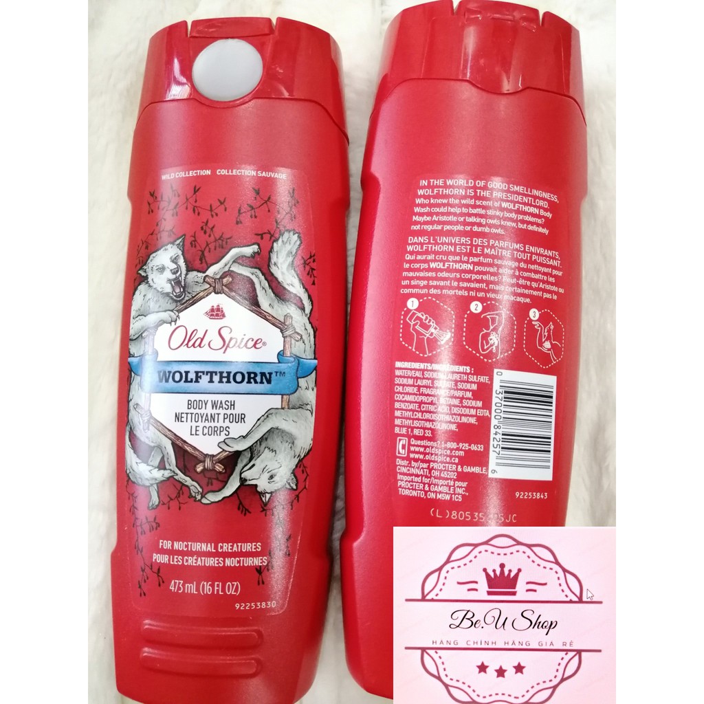 {Cam Kết Chính Hãng} Sữa tắm Old Spice Đủ Mùi Hương Thơm Quyến Rũ 473 ml - 16.0 fl oz