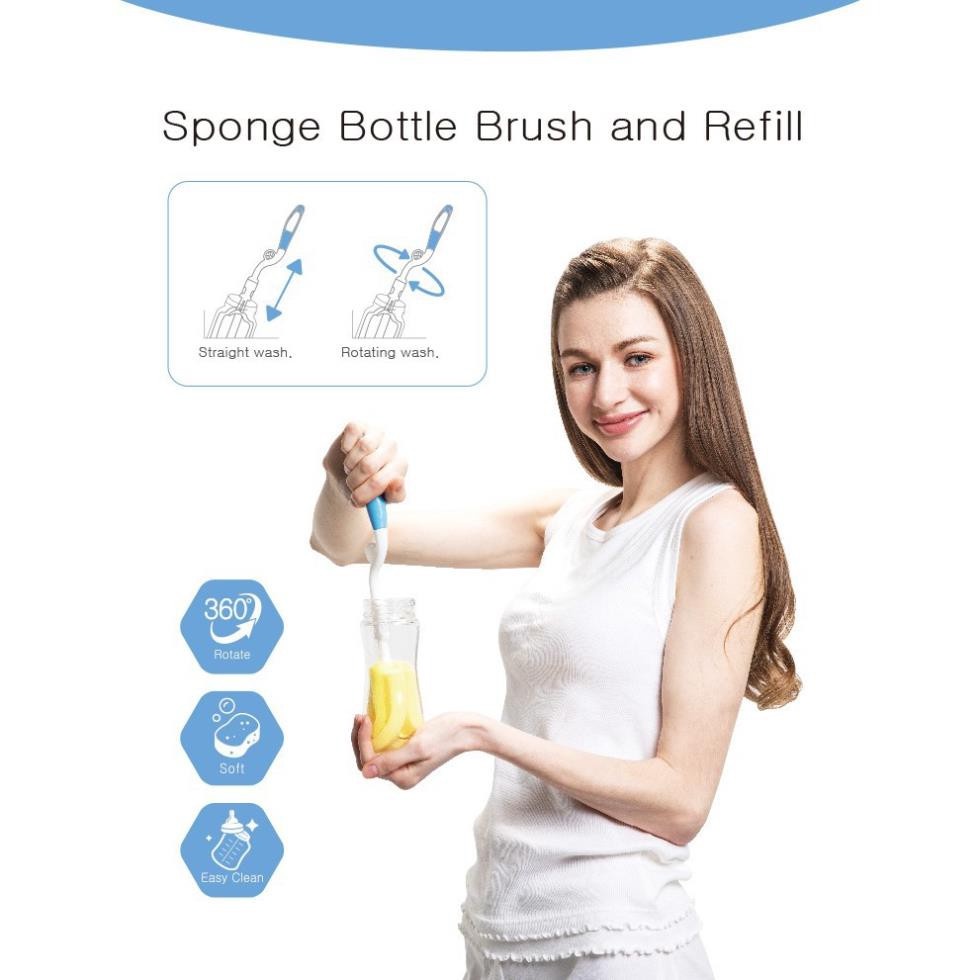 Cọ Bình Sữa KUKU KU5343 Xoay 360 Độ Tiện Lợi Giá Rẻ | Minizon Kids