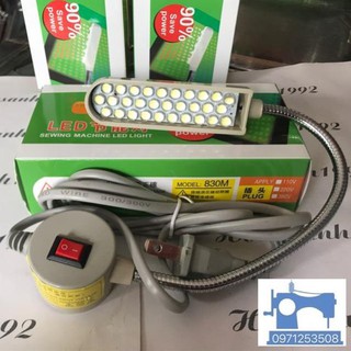 Đèn led gắn máy may cần 30 bóng hộp xanh lá