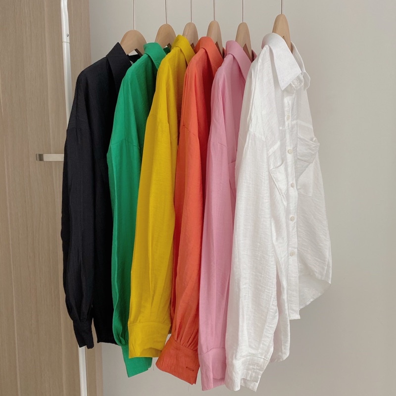 ÁO SƠ MI ĐŨI - 2 TÚI VIỀN TO FORM RỘNG [VIDEO CẬN CHẤT] | BigBuy360 - bigbuy360.vn