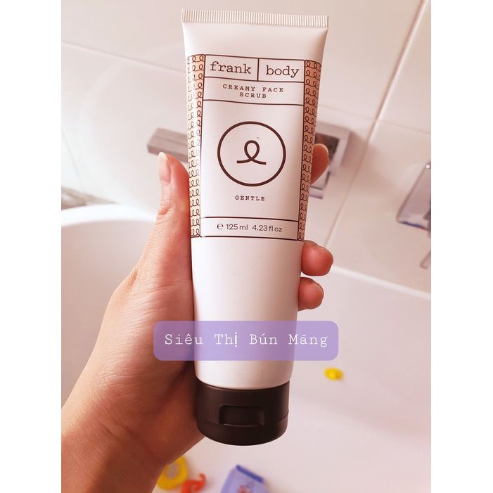 Frank Body Creamy Face Scrub kem tẩy tế bào c010 cho da nhạy cảm