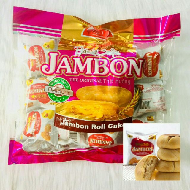 Bánh cuộn jambon Thanh Hương vị thịt nướng