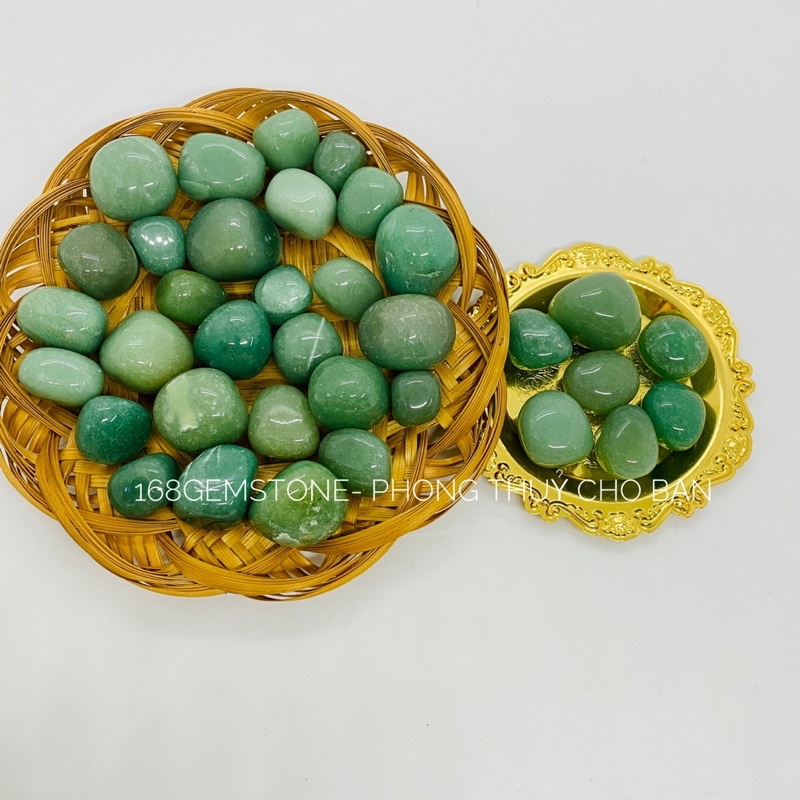 0Viên Đá Mài Bóng Tự Nhiên reiki, Thanh Tẩy ,Trang Trí chậu Cây, Thả Bể Cá