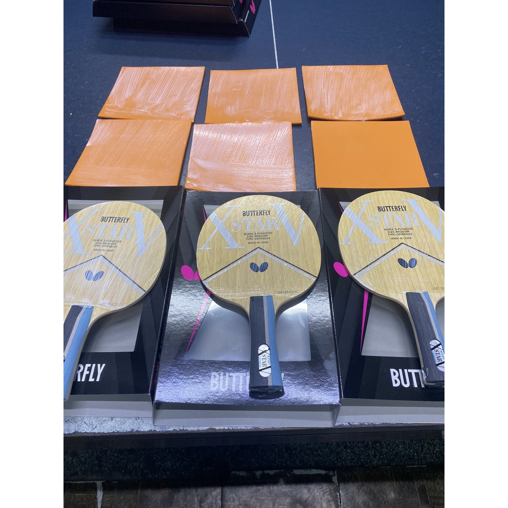 Cốt Vợt Bóng Bàn XSTAR V Chính Hãng Butterfly giá rẻ cấu tạo 3 lớp gỗ