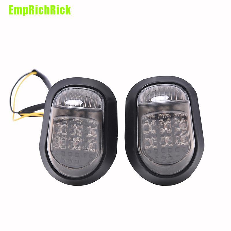 Set 2 Đèn Xi Nhan 9 Bóng Led Màu Hổ Phách Chuyên Dụng Cho Xe Mô Tô