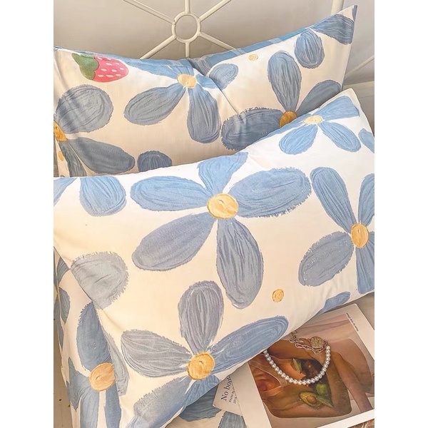 Ga Gối Cotton Living hoa 5 cánh