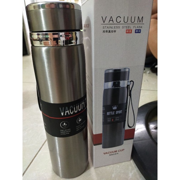 Bình Giữ Nhiệt Inox Bottle Sport 1000ML INOX Có Dây Xách .TTC