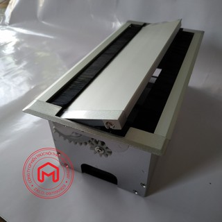 [Ship Hỏa Tốc] Hộp điện nhôm đóng mở 2 chiều dùng cho bàn họp, bàn làm việc cao cấp [Hàng Loại 1]