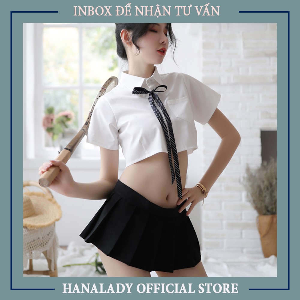 Đồ ngủ nữ -Cosplay nữ sinh sexy siêu gợi cảm quyến rũ chất liệu vải mềm mịn C181 | BigBuy360 - bigbuy360.vn