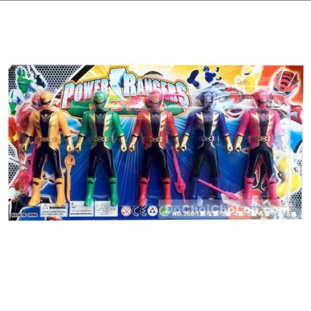 Vỉ Đồ Chơi 5 Anh Em Siêu Nhân