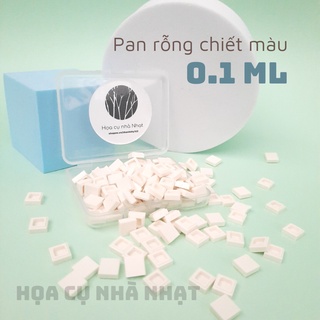 Combo 25 pan 0.1ml rỗng chiết màu