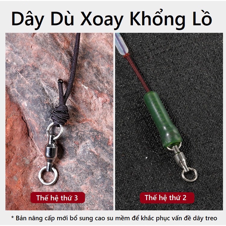 Trục Câu Cá Cuốn Sẵn Bằng Dù PE Lôi Phong DT04 Chuyên Săn Hàng Săn Thuỷ Quái - Sanami Fishing