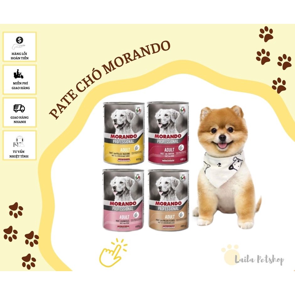 Pate Chó Morando Miglior Cane Lon 400g Phù Hợp Mọi Lứa Tuổi