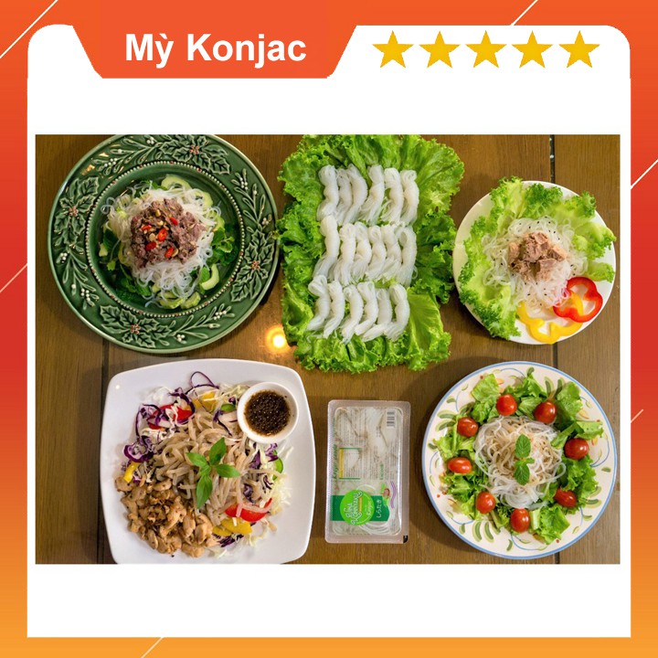 Thùng 24 hộp Mỳ Konjac / Bún nưa mì nưa Konjac hàng chính hãng, yêu thích Keto - Eat Clean