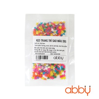 Kẹo trang trí sao màu 20g