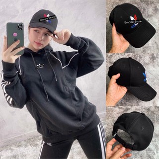 ⚡️ mũ lưỡi trai adi.das trefoil baseball cap - black xuất dư full tem tag