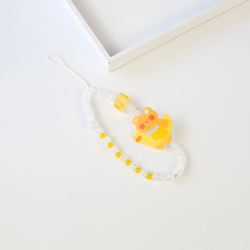 Dây Đeo Điện Thoại Bằng Acrylic Đính Hạt Xinh Xắn